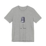 POP Culture Classics Microphone Unisex Jersey Short Sleeve T-Shirt - POPvault