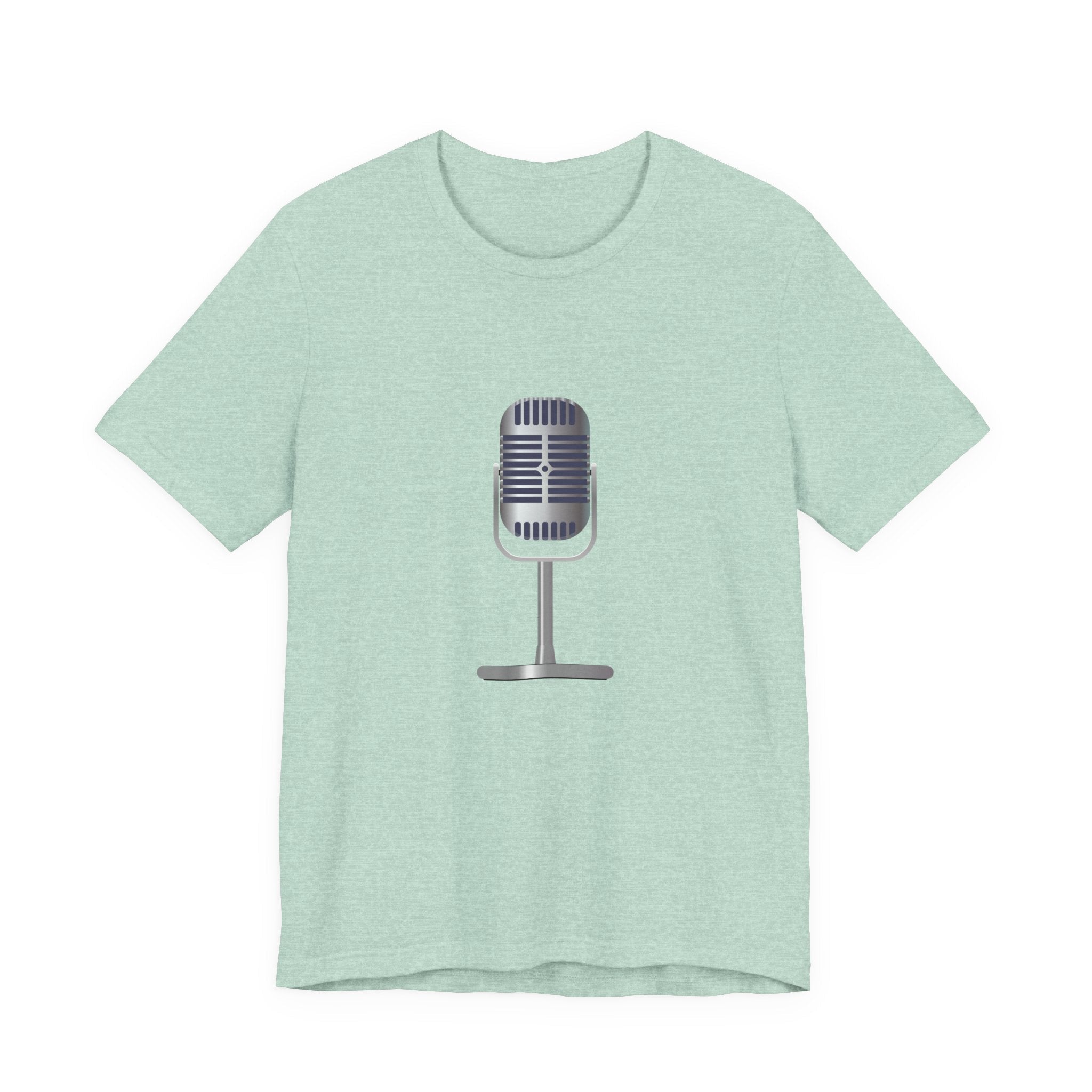 POP Culture Classics Microphone Unisex Jersey Short Sleeve T-Shirt - POPvault