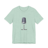 POP Culture Classics Microphone Unisex Jersey Short Sleeve T-Shirt - POPvault