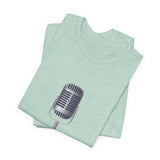 POP Culture Classics Microphone Unisex Jersey Short Sleeve T-Shirt - POPvault