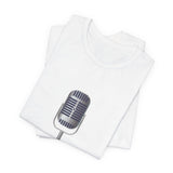 POP Culture Classics Microphone Unisex Jersey Short Sleeve T-Shirt - POPvault