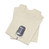 POP Culture Classics Microphone Unisex Jersey Short Sleeve T-Shirt - POPvault