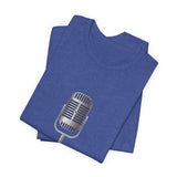 POP Culture Classics Microphone Unisex Jersey Short Sleeve T-Shirt - POPvault