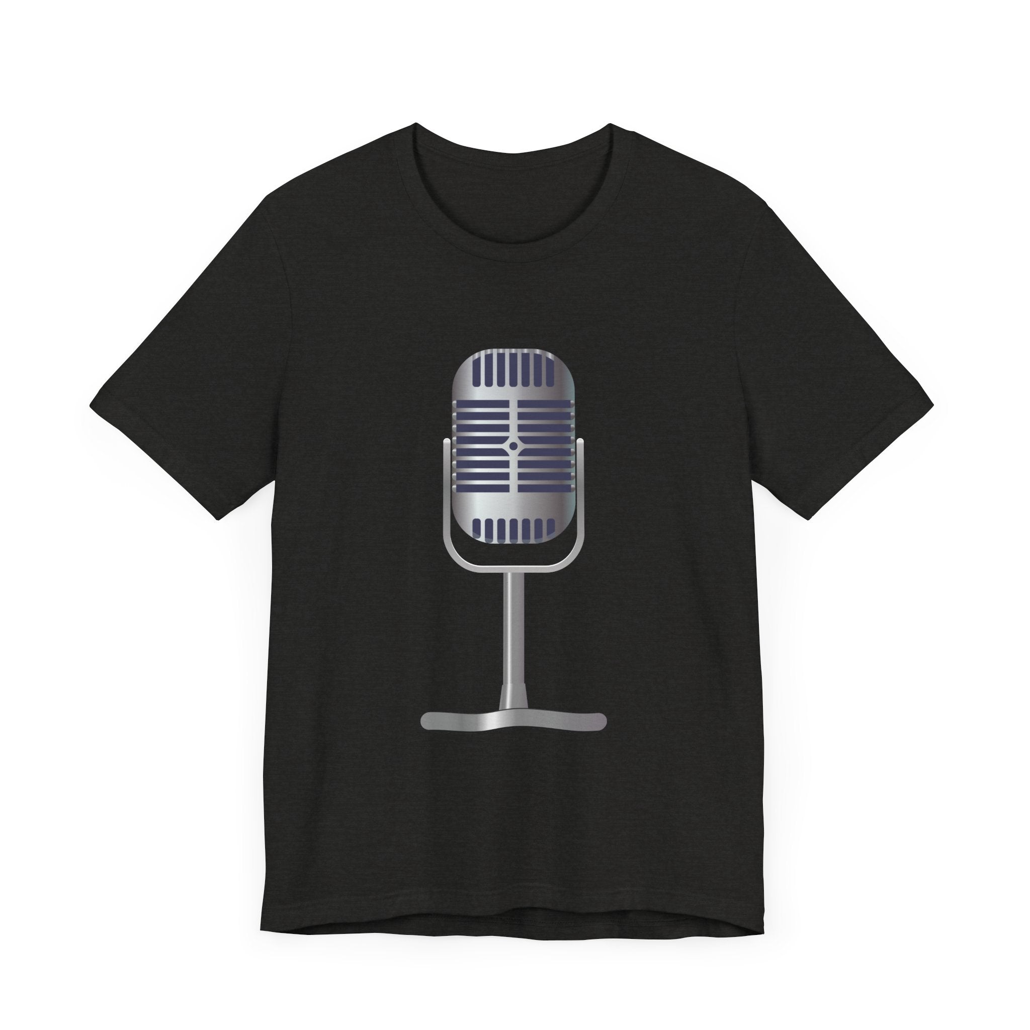POP Culture Classics Microphone Unisex Jersey Short Sleeve T-Shirt - POPvault