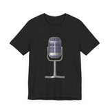 POP Culture Classics Microphone Unisex Jersey Short Sleeve T-Shirt - POPvault