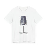 POP Culture Classics Microphone Unisex Jersey Short Sleeve T-Shirt - POPvault