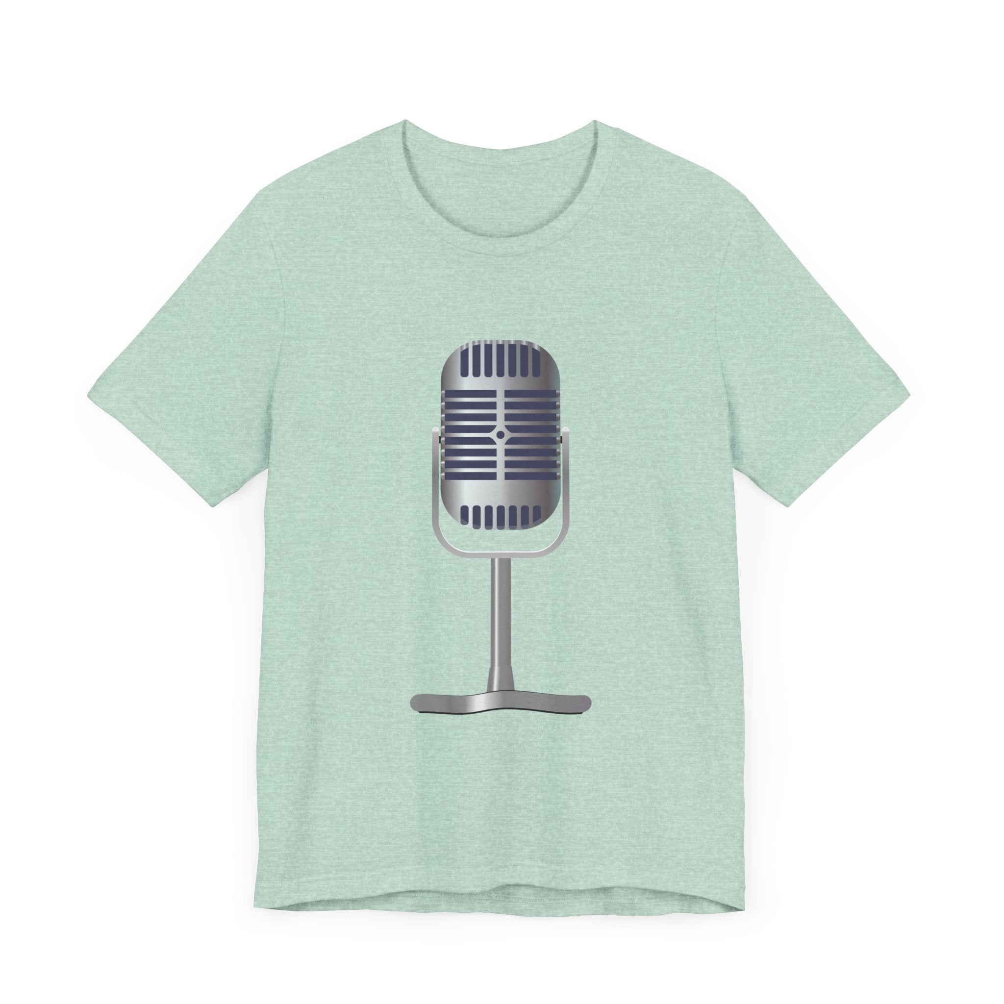 POP Culture Classics Microphone Unisex Jersey Short Sleeve T-Shirt - POPvault