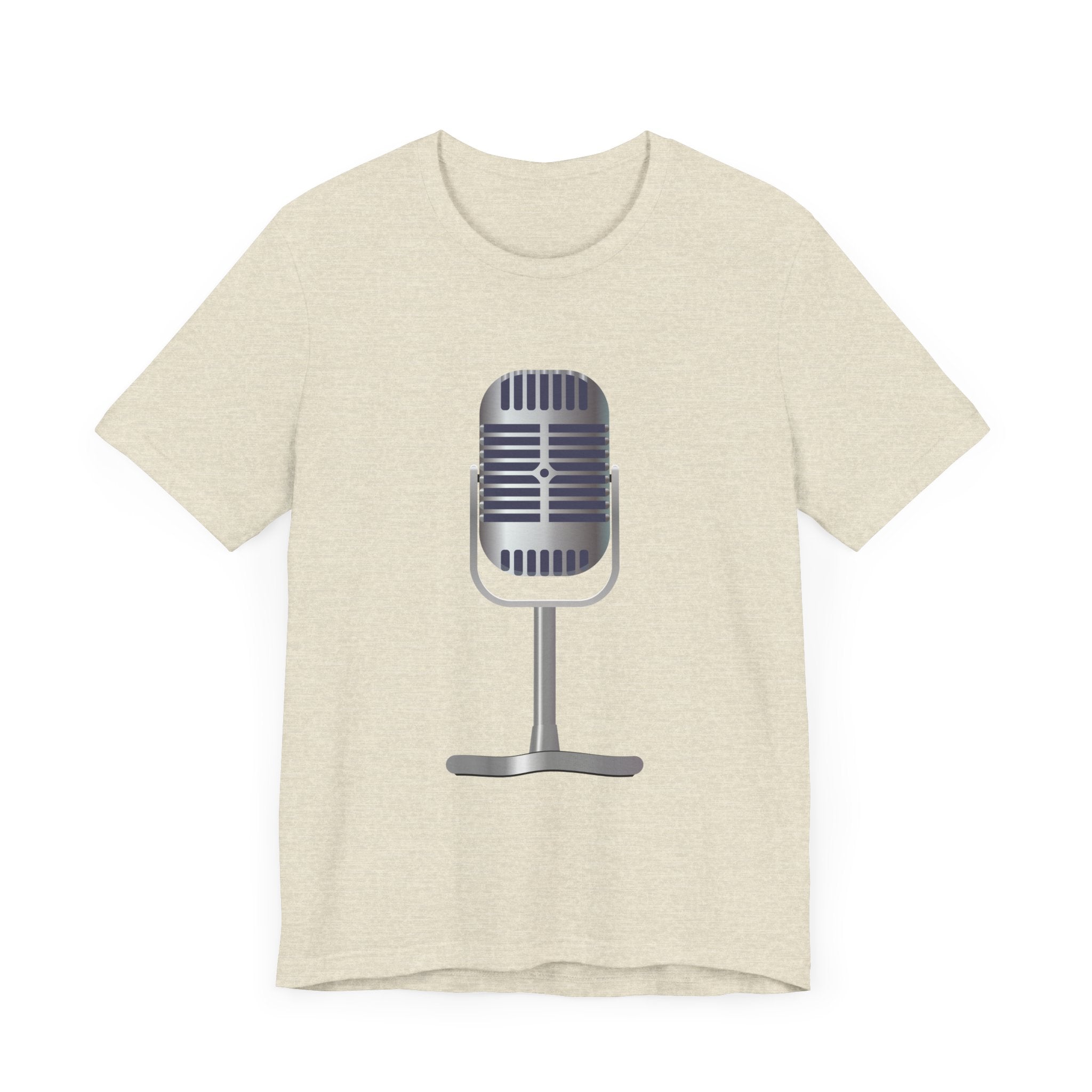 POP Culture Classics Microphone Unisex Jersey Short Sleeve T-Shirt - POPvault
