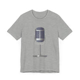 POP Culture Classics Microphone Unisex Jersey Short Sleeve T-Shirt - POPvault