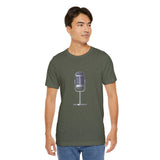 POP Culture Classics Microphone Unisex Jersey Short Sleeve T-Shirt - POPvault