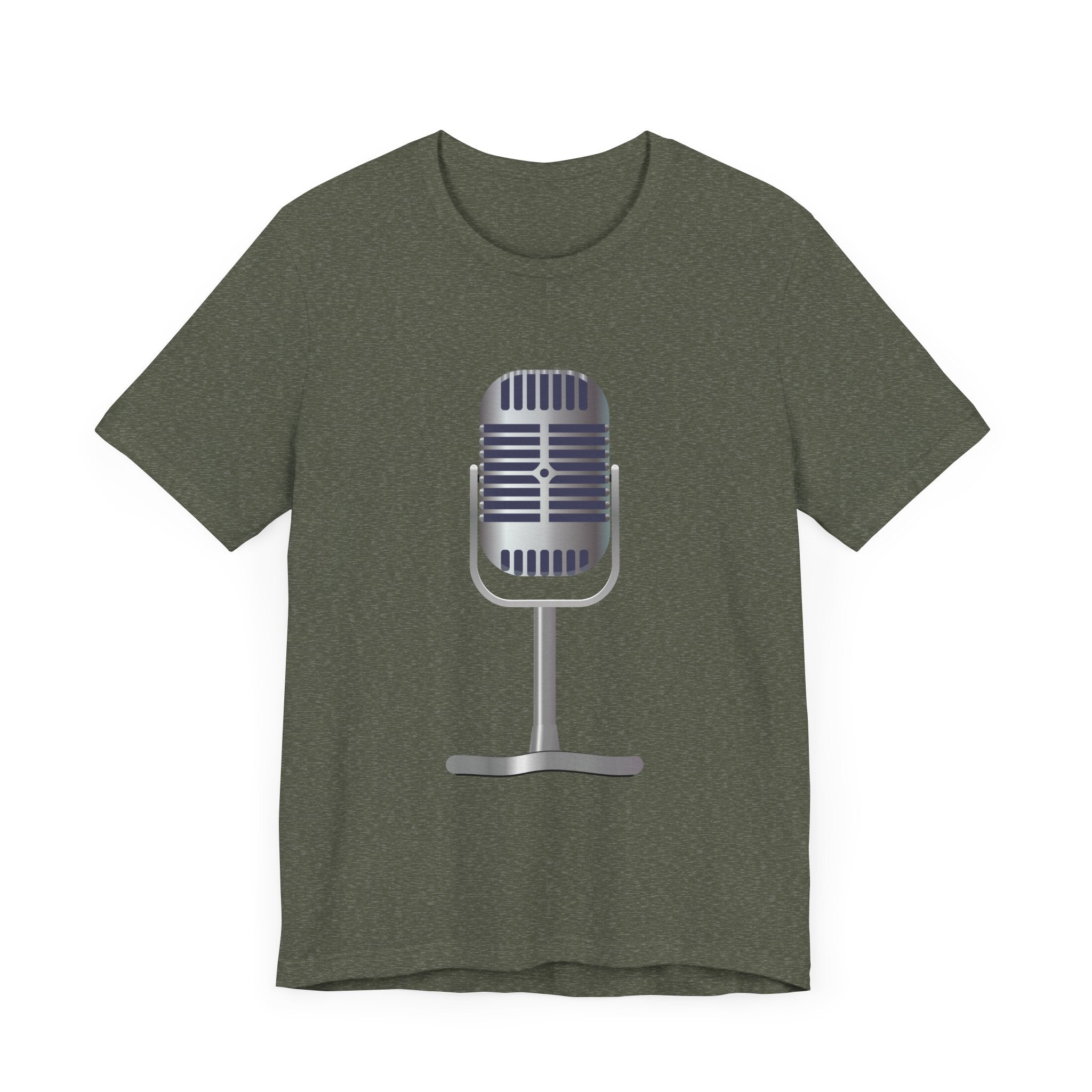 POP Culture Classics Microphone Unisex Jersey Short Sleeve T-Shirt - POPvault