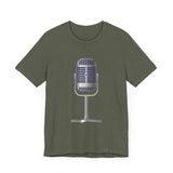 POP Culture Classics Microphone Unisex Jersey Short Sleeve T-Shirt - POPvault
