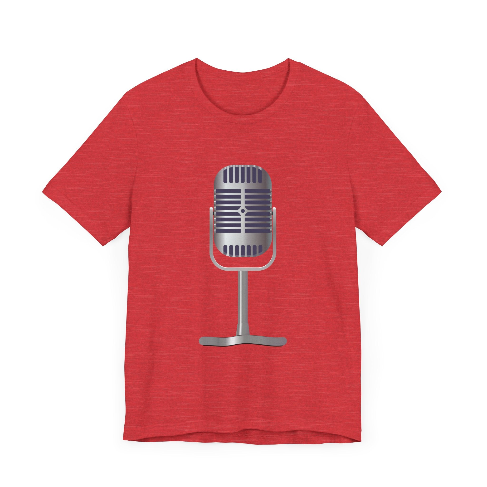 POP Culture Classics Microphone Unisex Jersey Short Sleeve T-Shirt - POPvault