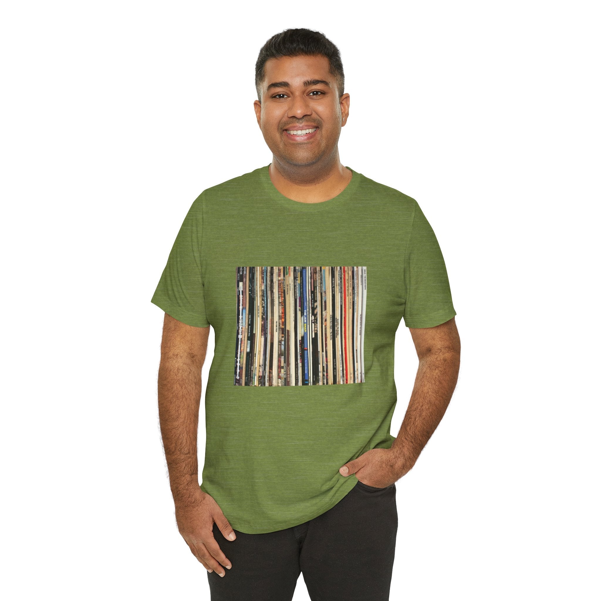 POP Culture Classics My Record Collection Unisex Jersey Short Sleeve T-Shirt - POPvault