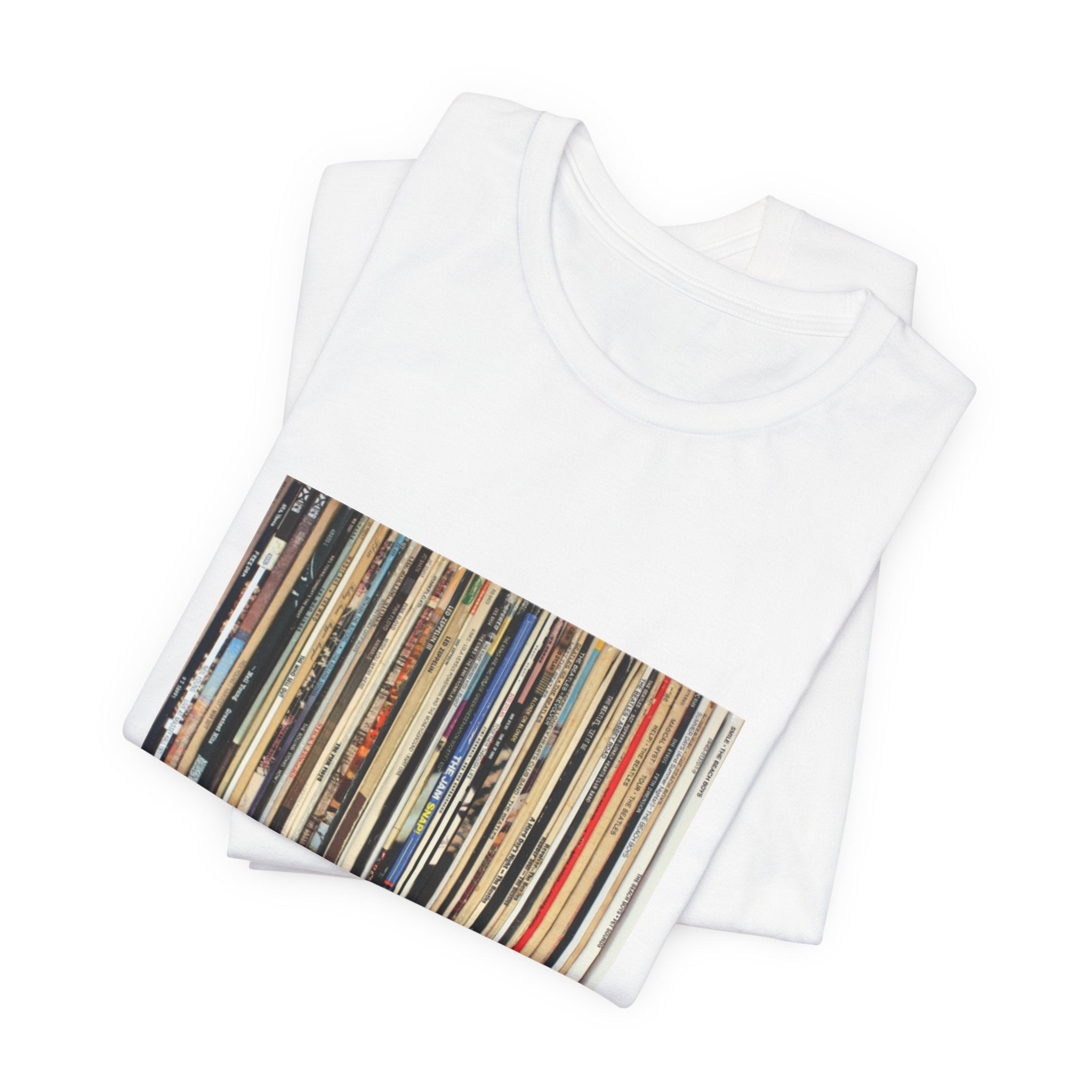 POP Culture Classics My Record Collection Unisex Jersey Short Sleeve T-Shirt - POPvault