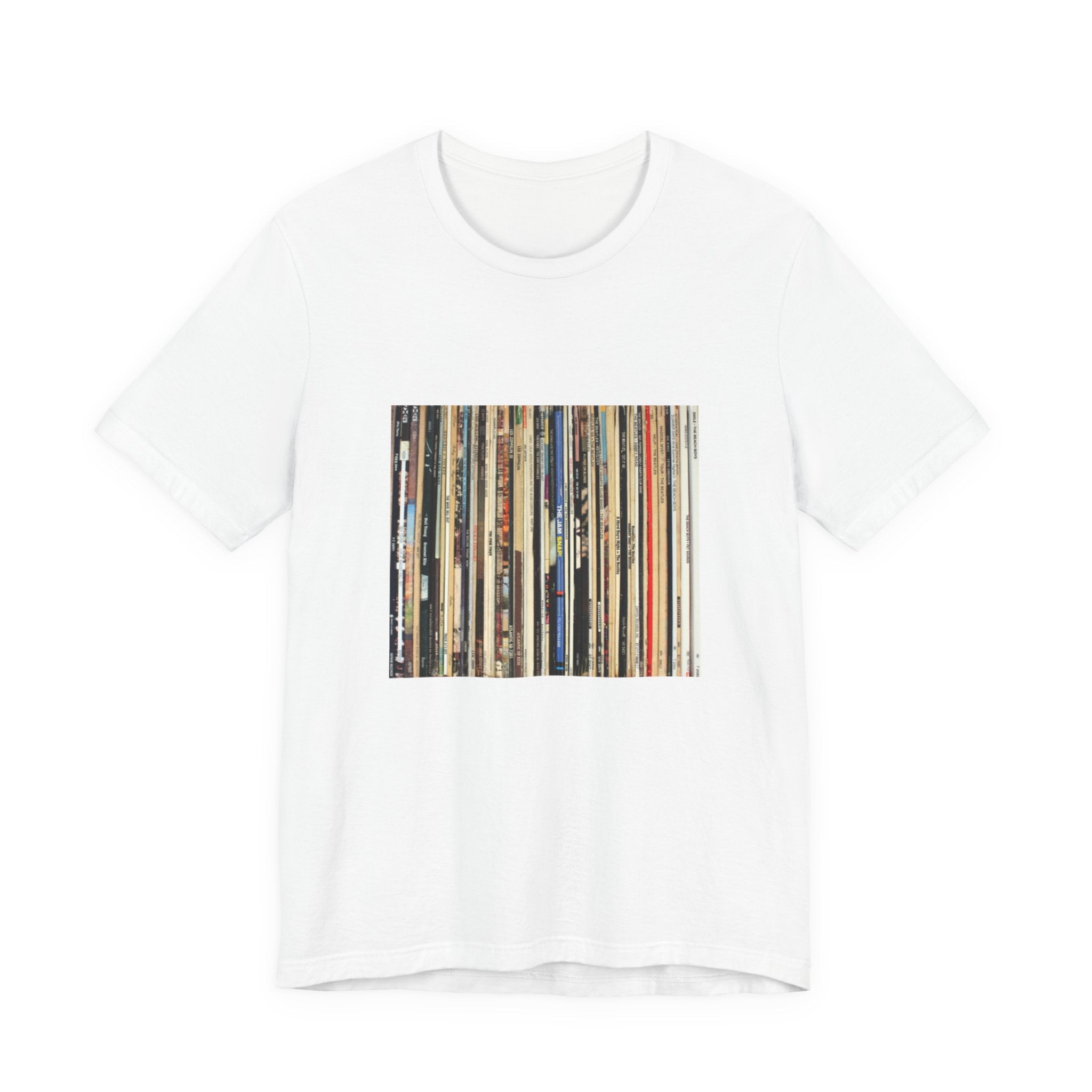 POP Culture Classics My Record Collection Unisex Jersey Short Sleeve T-Shirt - POPvault