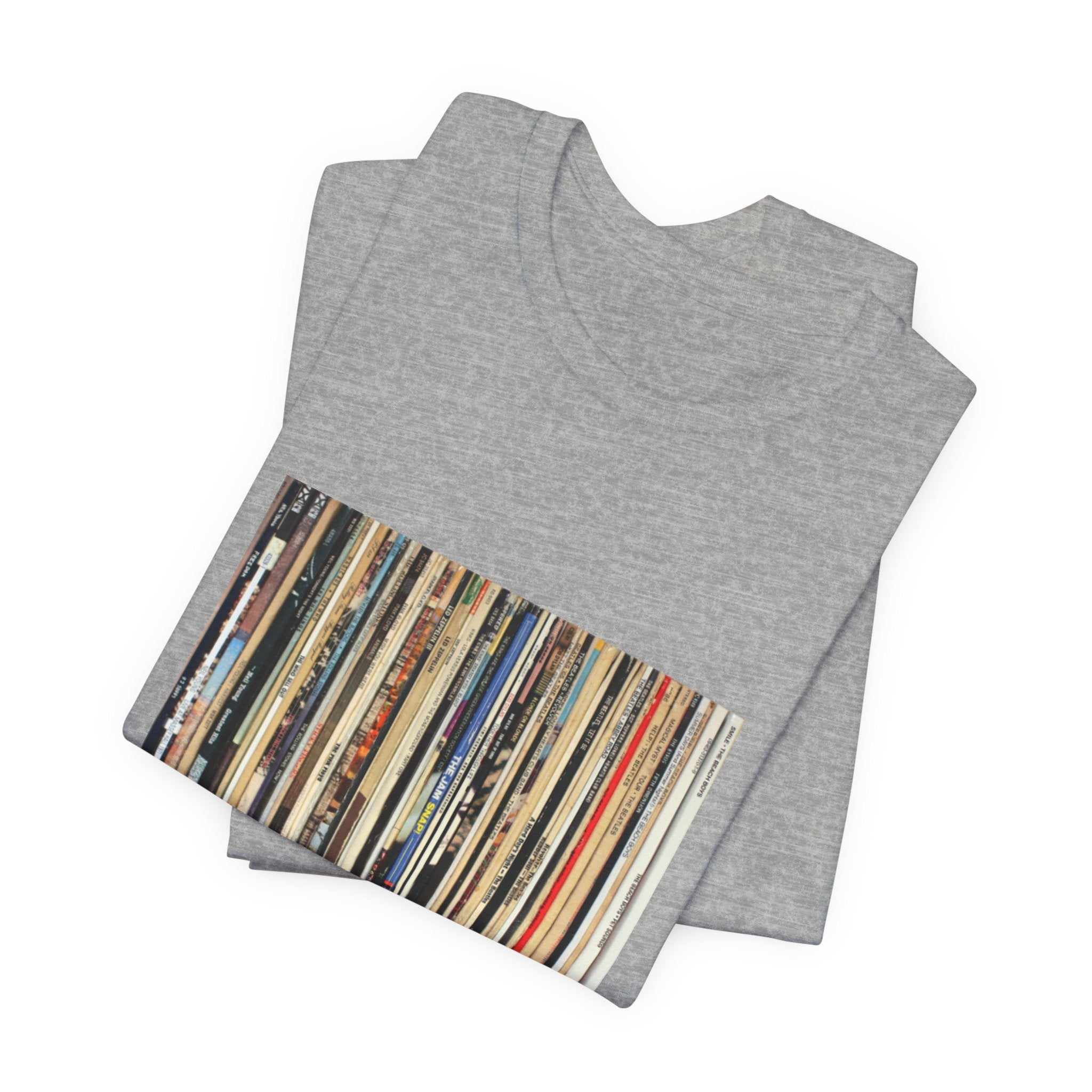 POP Culture Classics My Record Collection Unisex Jersey Short Sleeve T-Shirt - POPvault