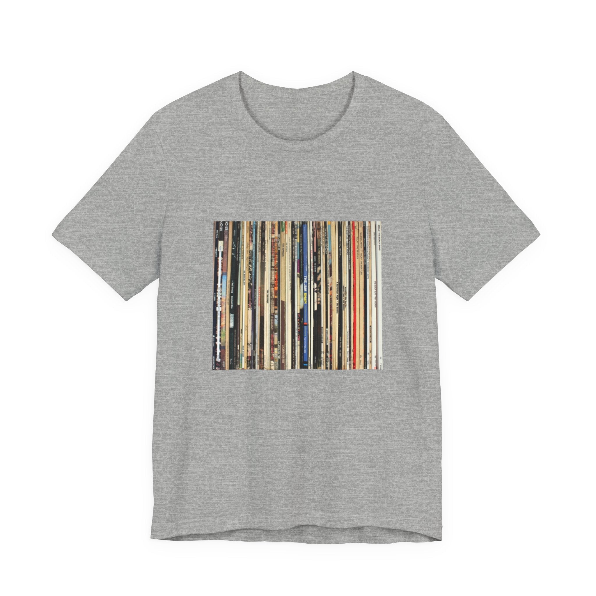 POP Culture Classics My Record Collection Unisex Jersey Short Sleeve T-Shirt - POPvault