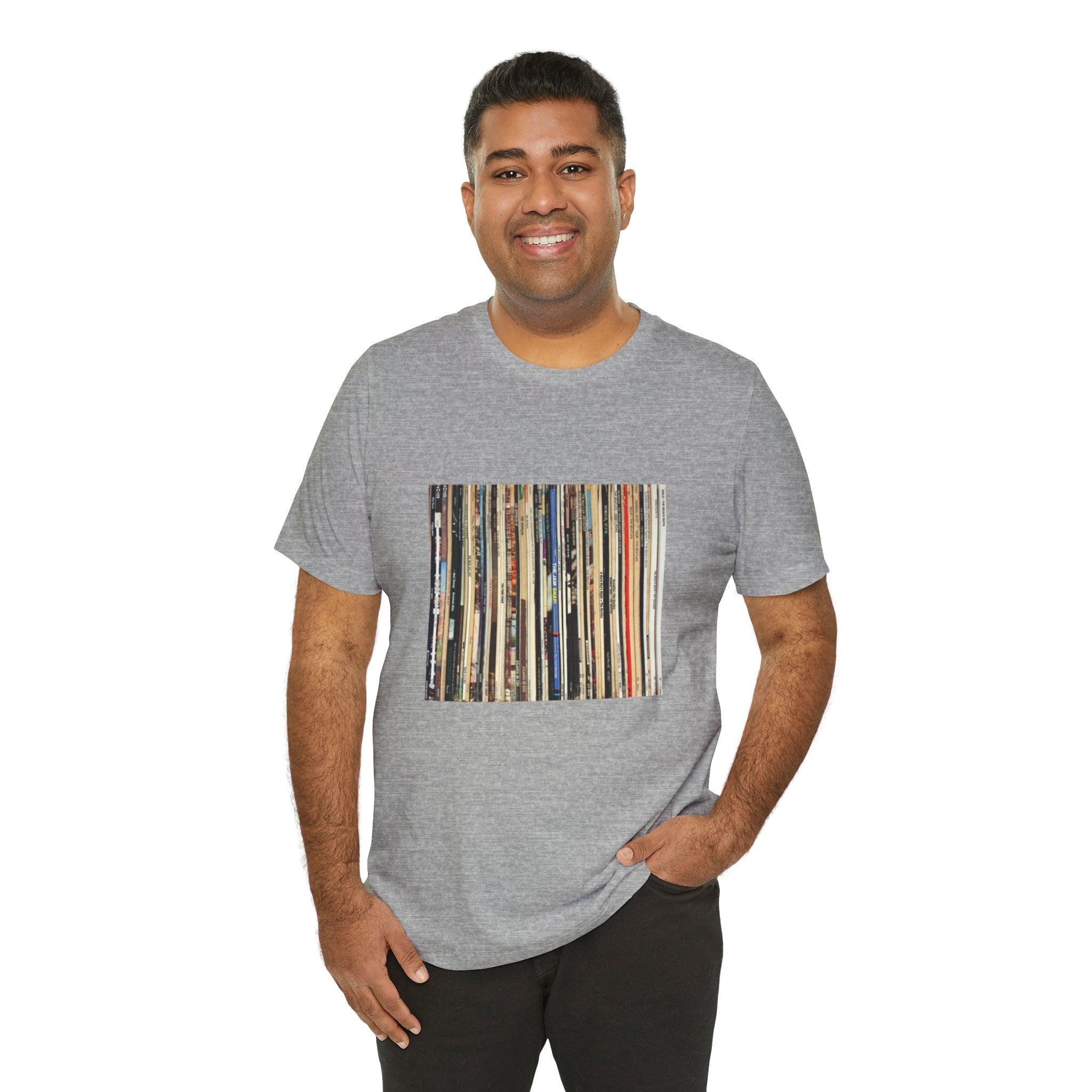 POP Culture Classics My Record Collection Unisex Jersey Short Sleeve T-Shirt - POPvault