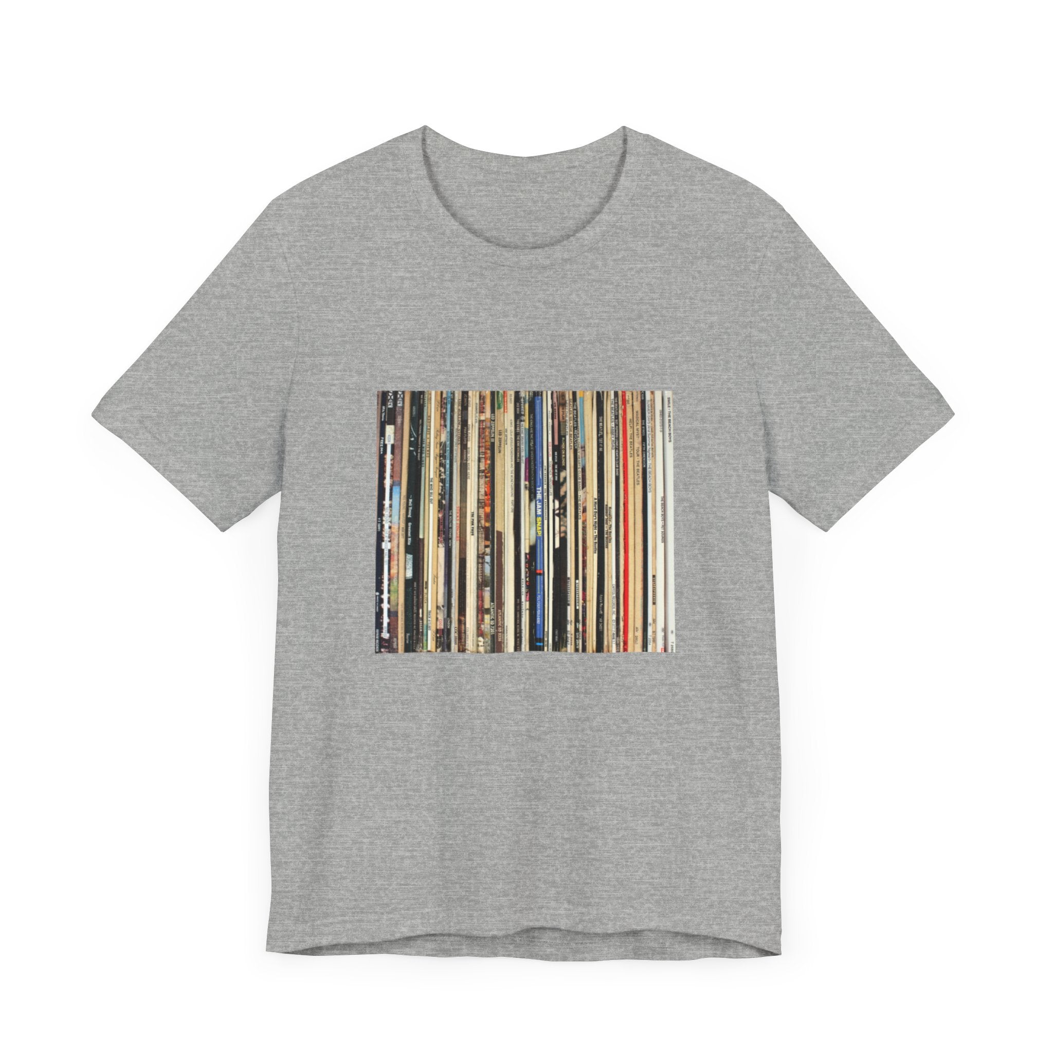 POP Culture Classics My Record Collection Unisex Jersey Short Sleeve T-Shirt - POPvault