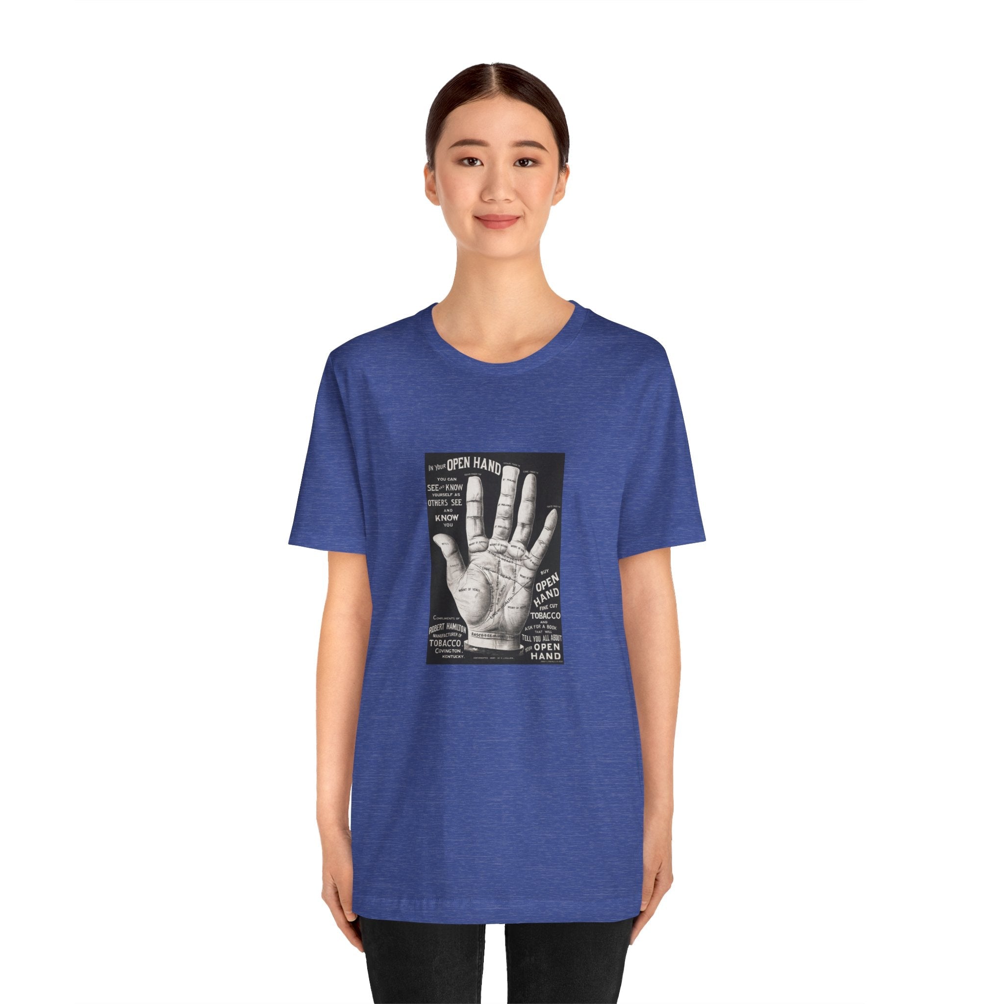 POP Culture Classics Open Hand Unisex Jersey Short Sleeve T-Shirt - POPvault