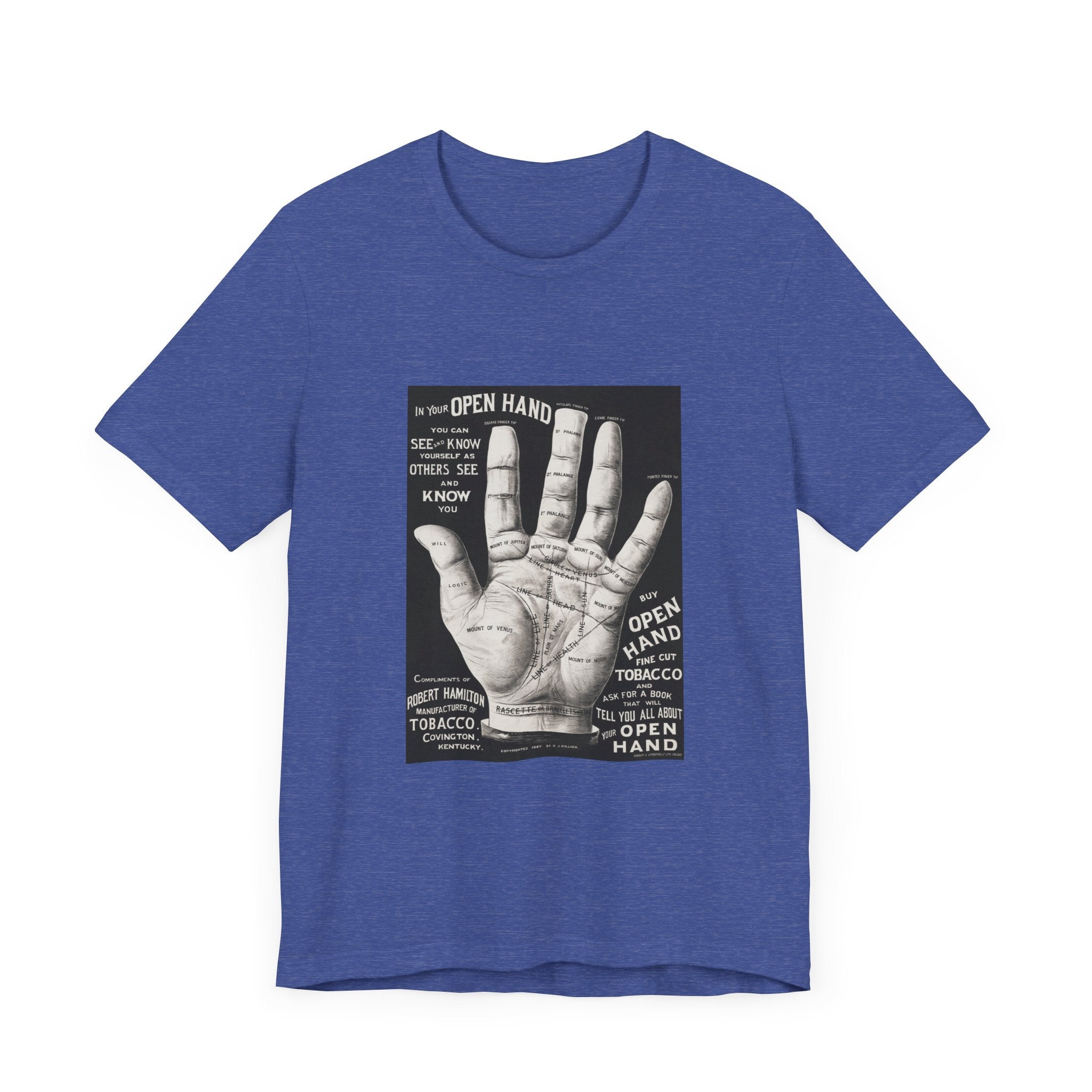 POP Culture Classics Open Hand Unisex Jersey Short Sleeve T-Shirt - POPvault