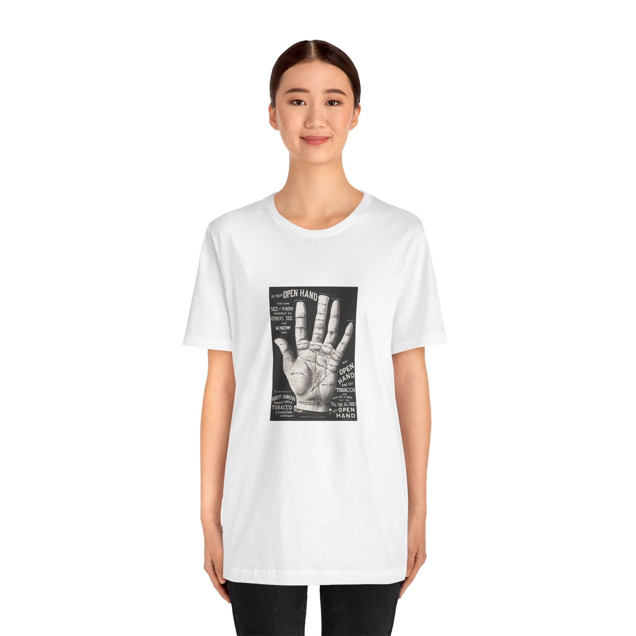 POP Culture Classics Open Hand Unisex Jersey Short Sleeve T-Shirt - POPvault