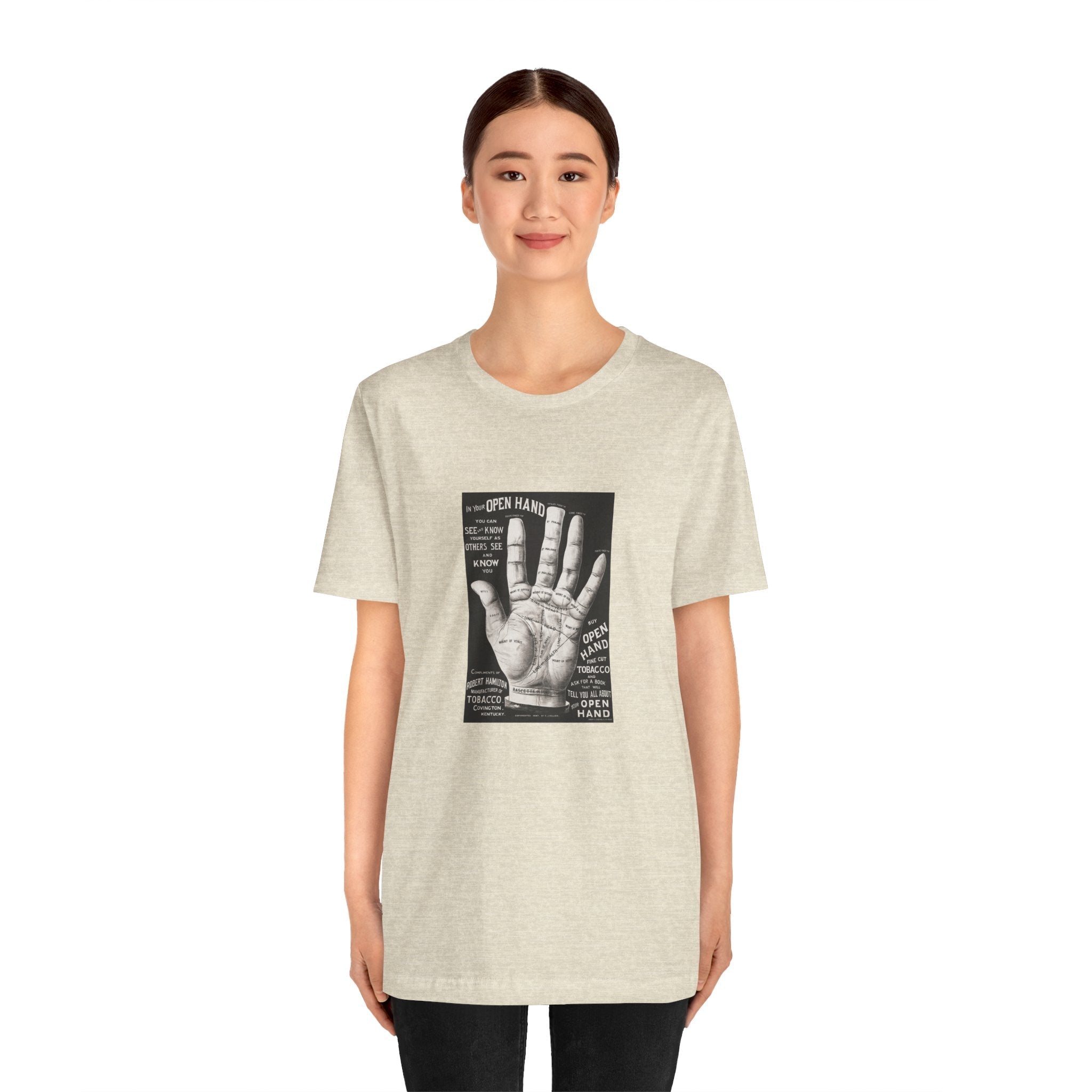 POP Culture Classics Open Hand Unisex Jersey Short Sleeve T-Shirt - POPvault