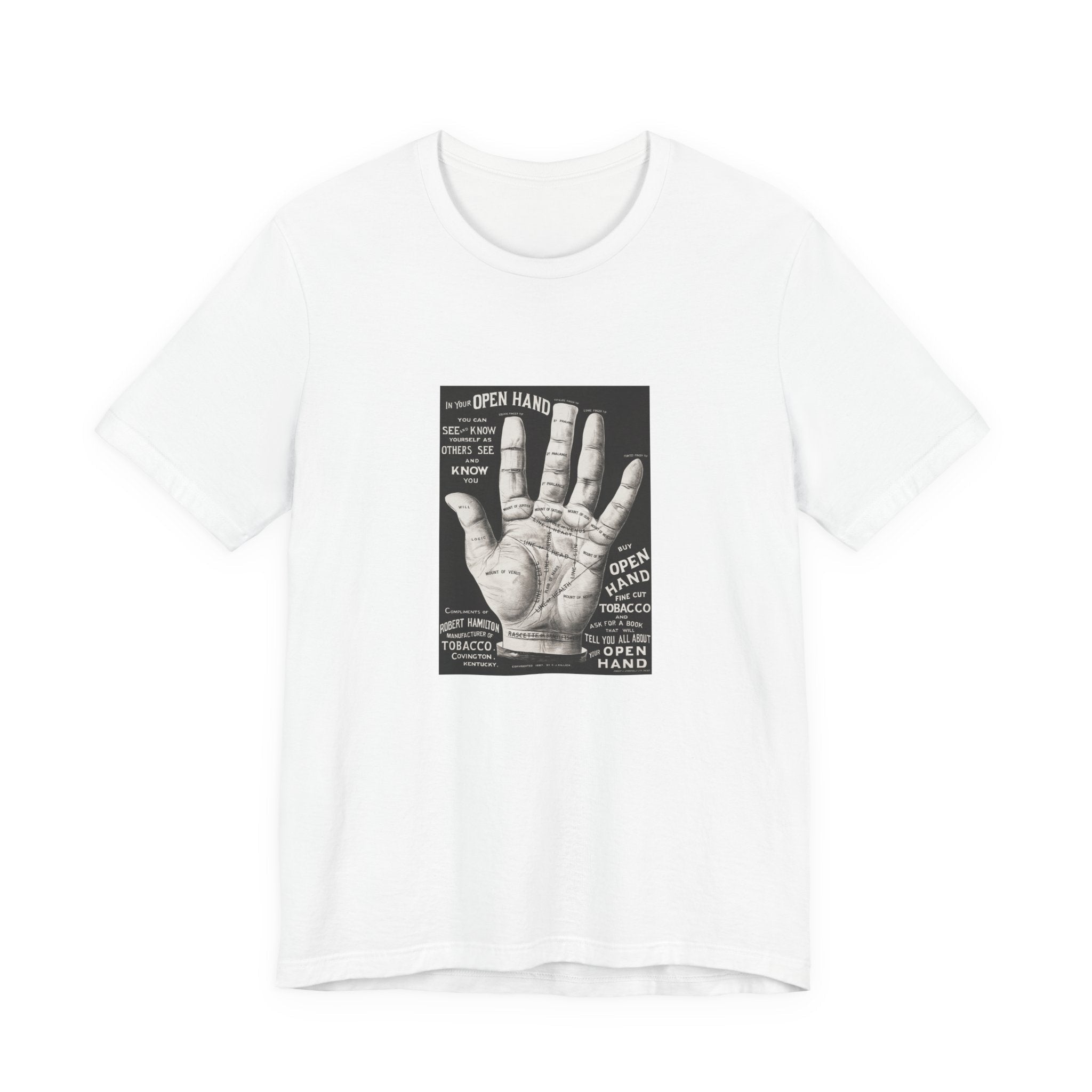 POP Culture Classics Open Hand Unisex Jersey Short Sleeve T-Shirt - POPvault