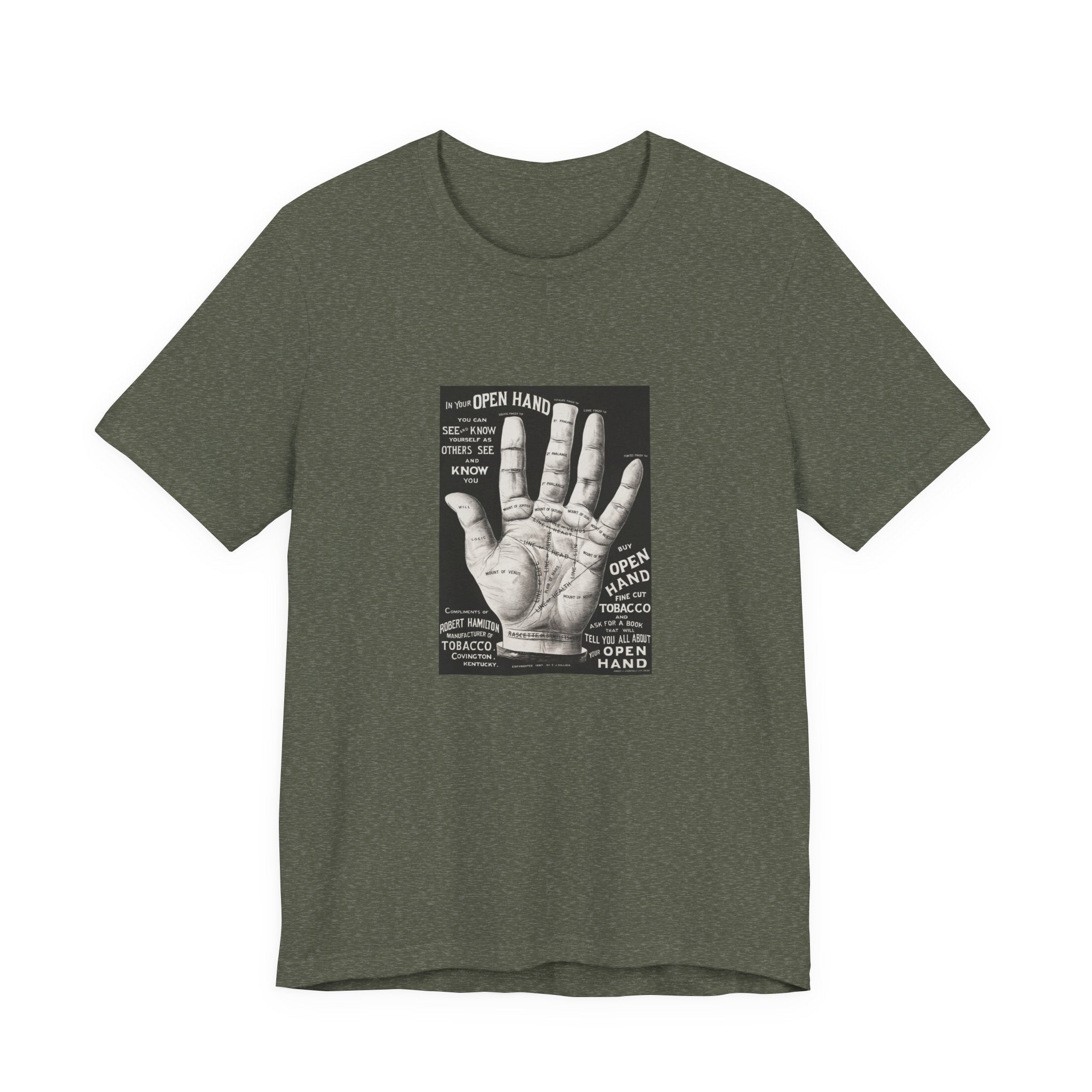 POP Culture Classics Open Hand Unisex Jersey Short Sleeve T-Shirt - POPvault