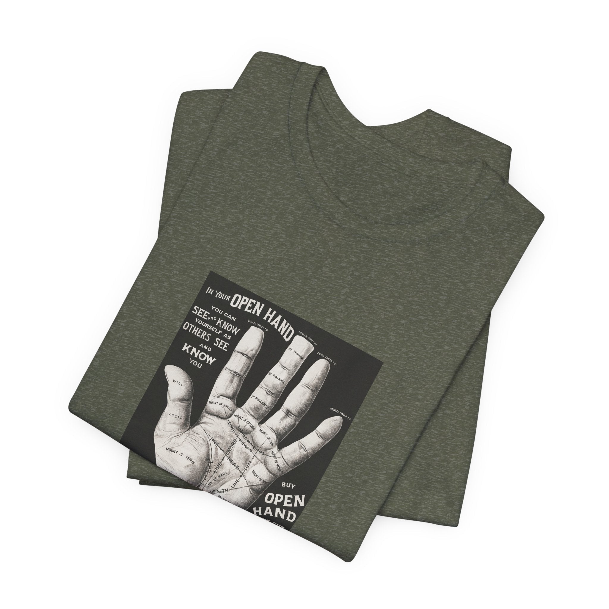 POP Culture Classics Open Hand Unisex Jersey Short Sleeve T-Shirt - POPvault