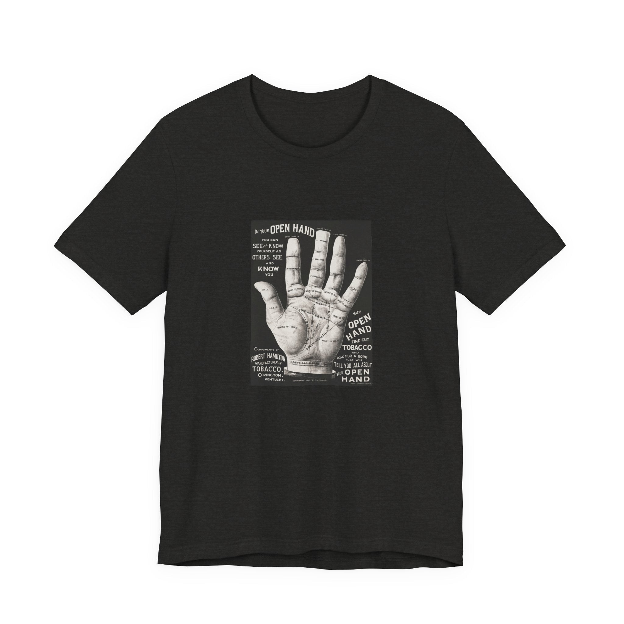 POP Culture Classics Open Hand Unisex Jersey Short Sleeve T-Shirt - POPvault