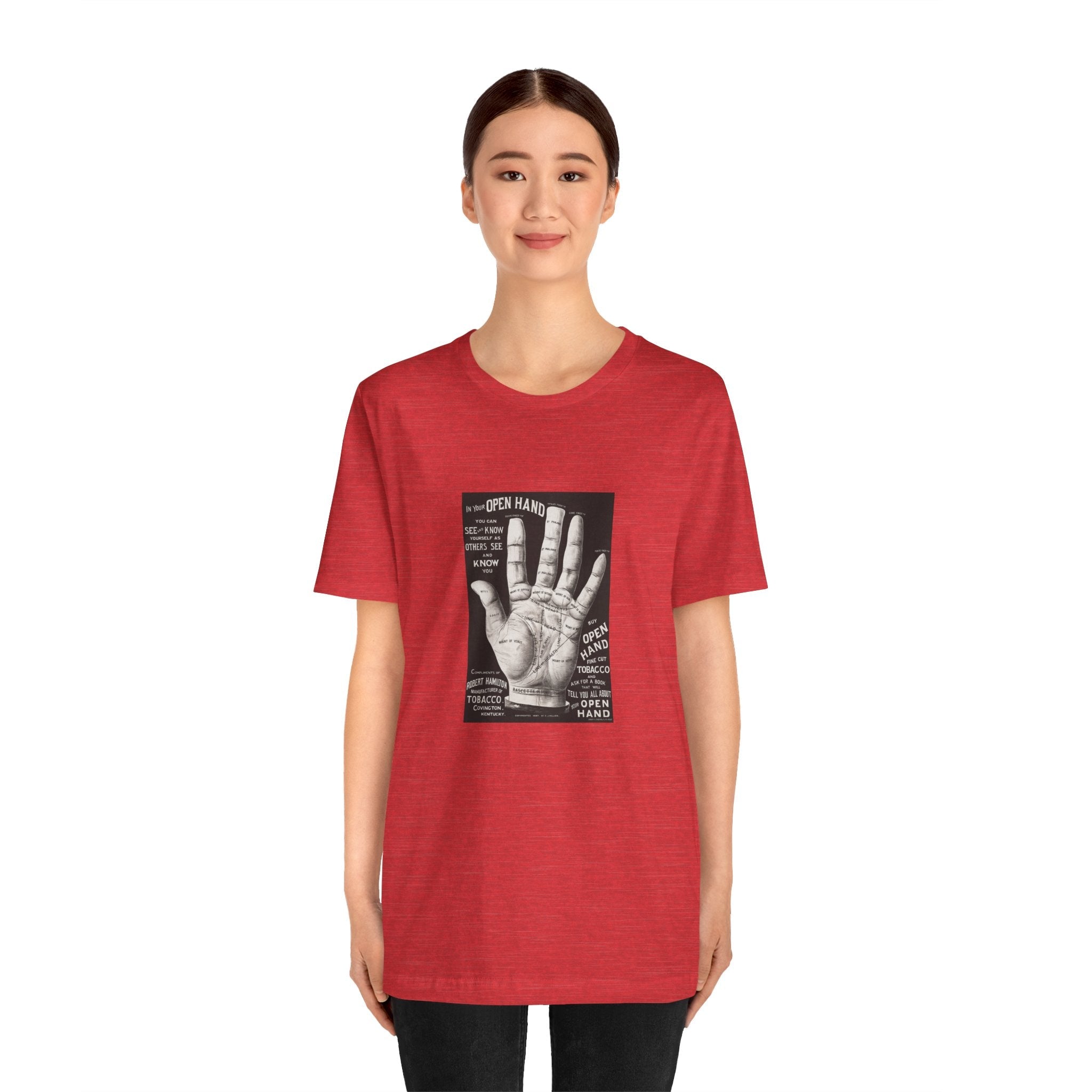 POP Culture Classics Open Hand Unisex Jersey Short Sleeve T-Shirt - POPvault