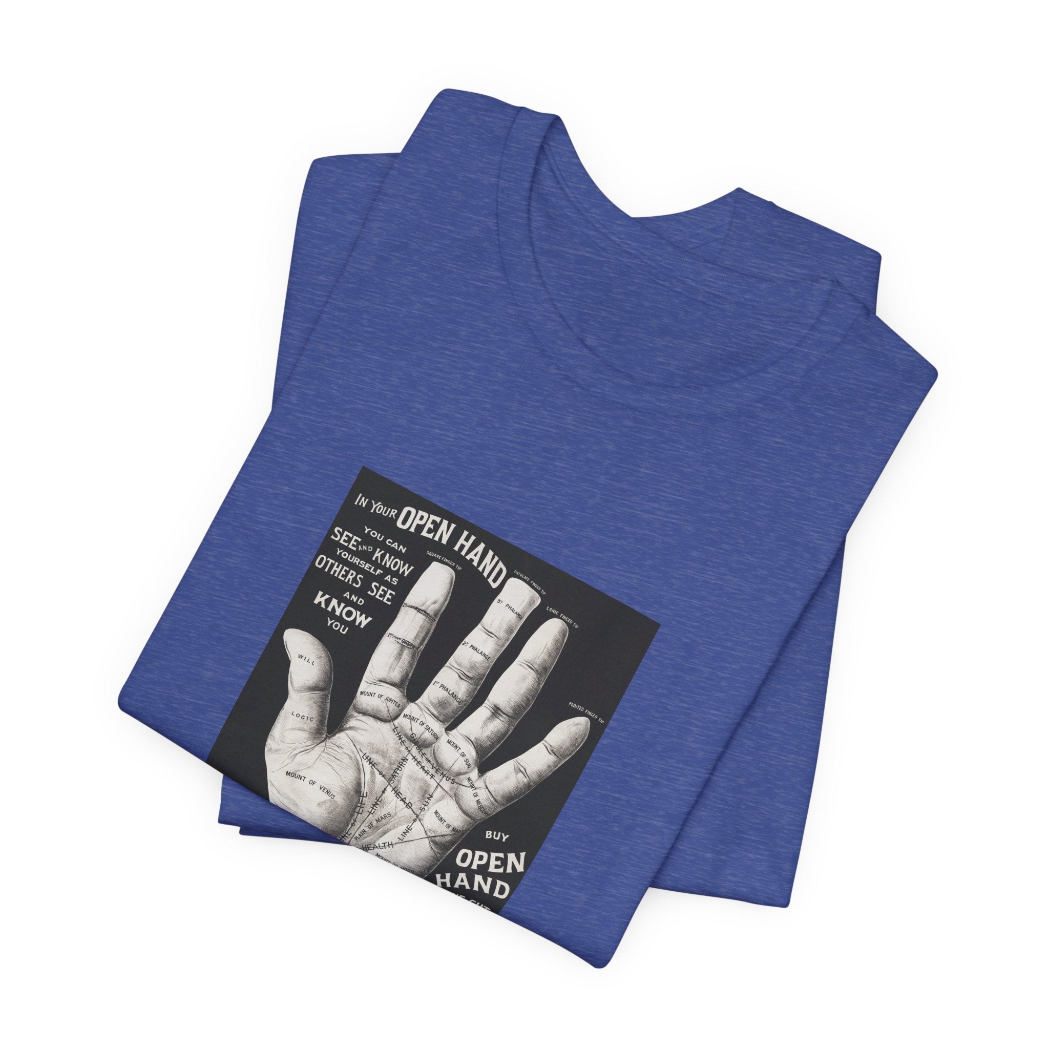 POP Culture Classics Open Hand Unisex Jersey Short Sleeve T-Shirt - POPvault