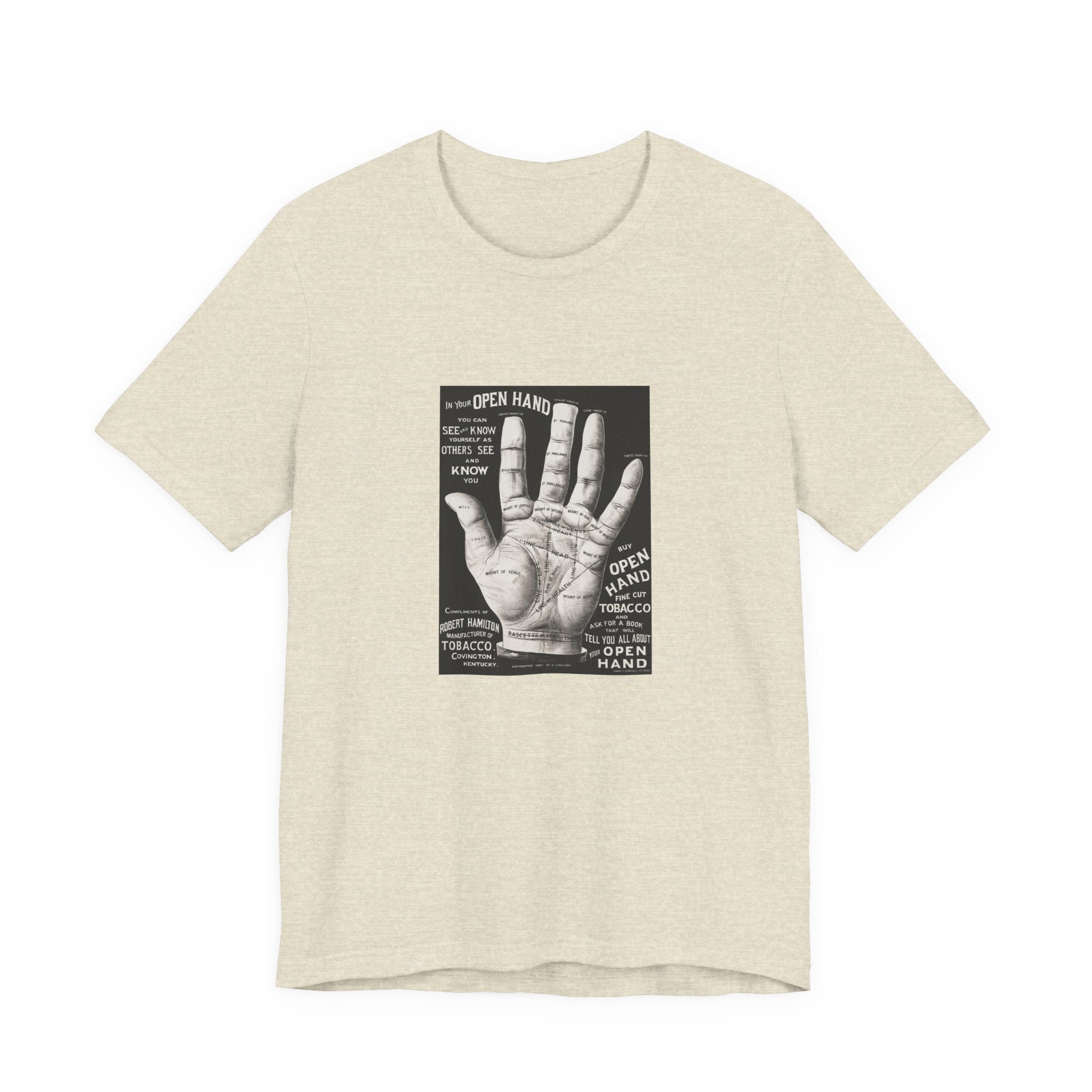 POP Culture Classics Open Hand Unisex Jersey Short Sleeve T-Shirt - POPvault