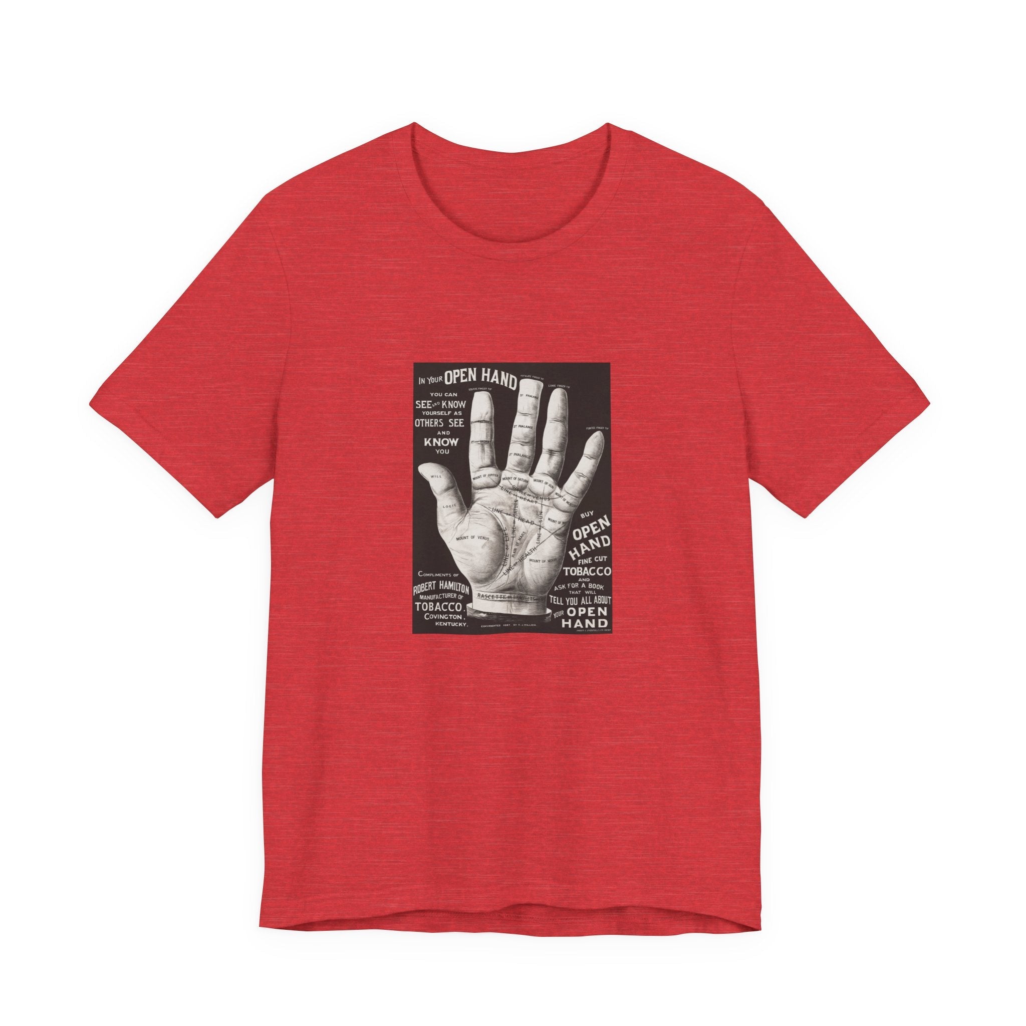 POP Culture Classics Open Hand Unisex Jersey Short Sleeve T-Shirt - POPvault