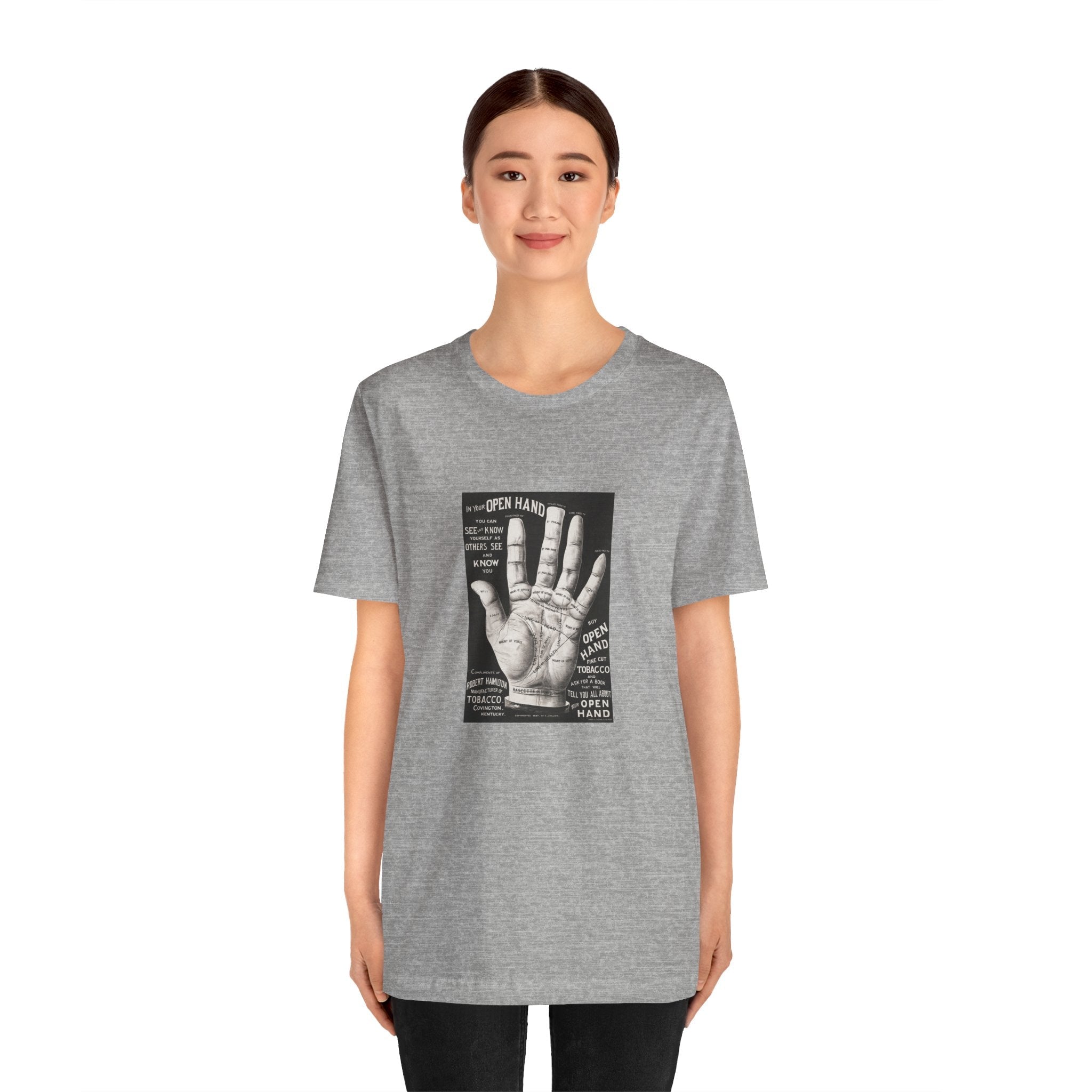 POP Culture Classics Open Hand Unisex Jersey Short Sleeve T-Shirt - POPvault