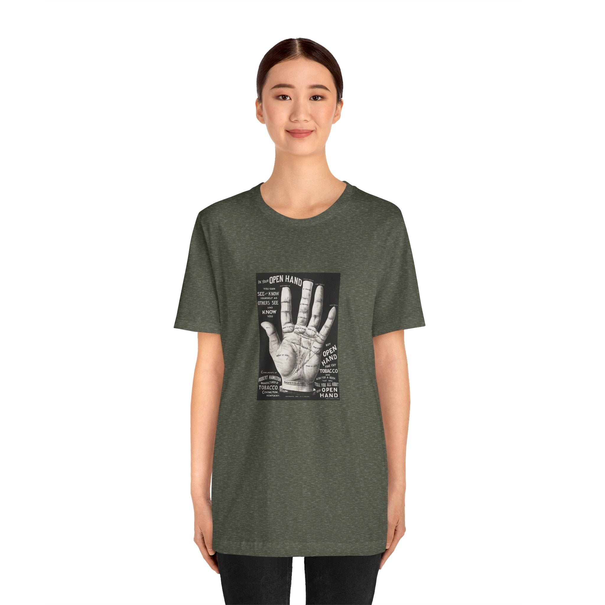 POP Culture Classics Open Hand Unisex Jersey Short Sleeve T-Shirt - POPvault