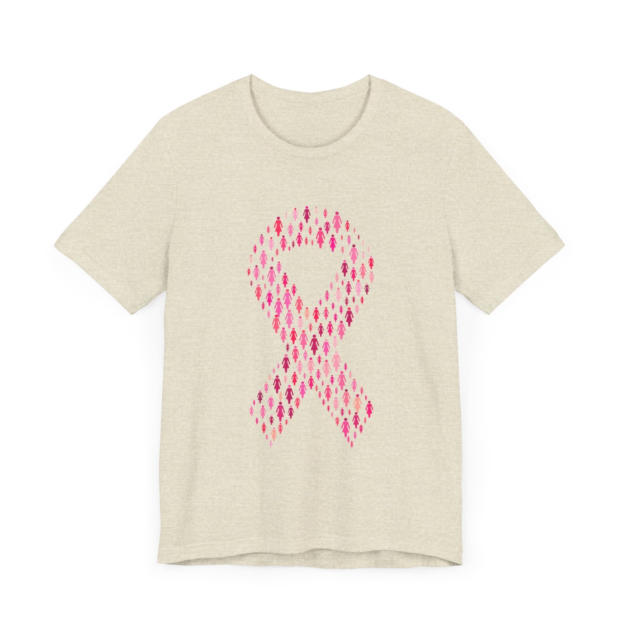 POP Culture Classics Pink Ribbons Unisex Jersey Short Sleeve T-Shirt - POPvault