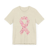 POP Culture Classics Pink Ribbons Unisex Jersey Short Sleeve T-Shirt - POPvault