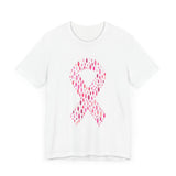 POP Culture Classics Pink Ribbons Unisex Jersey Short Sleeve T-Shirt - POPvault