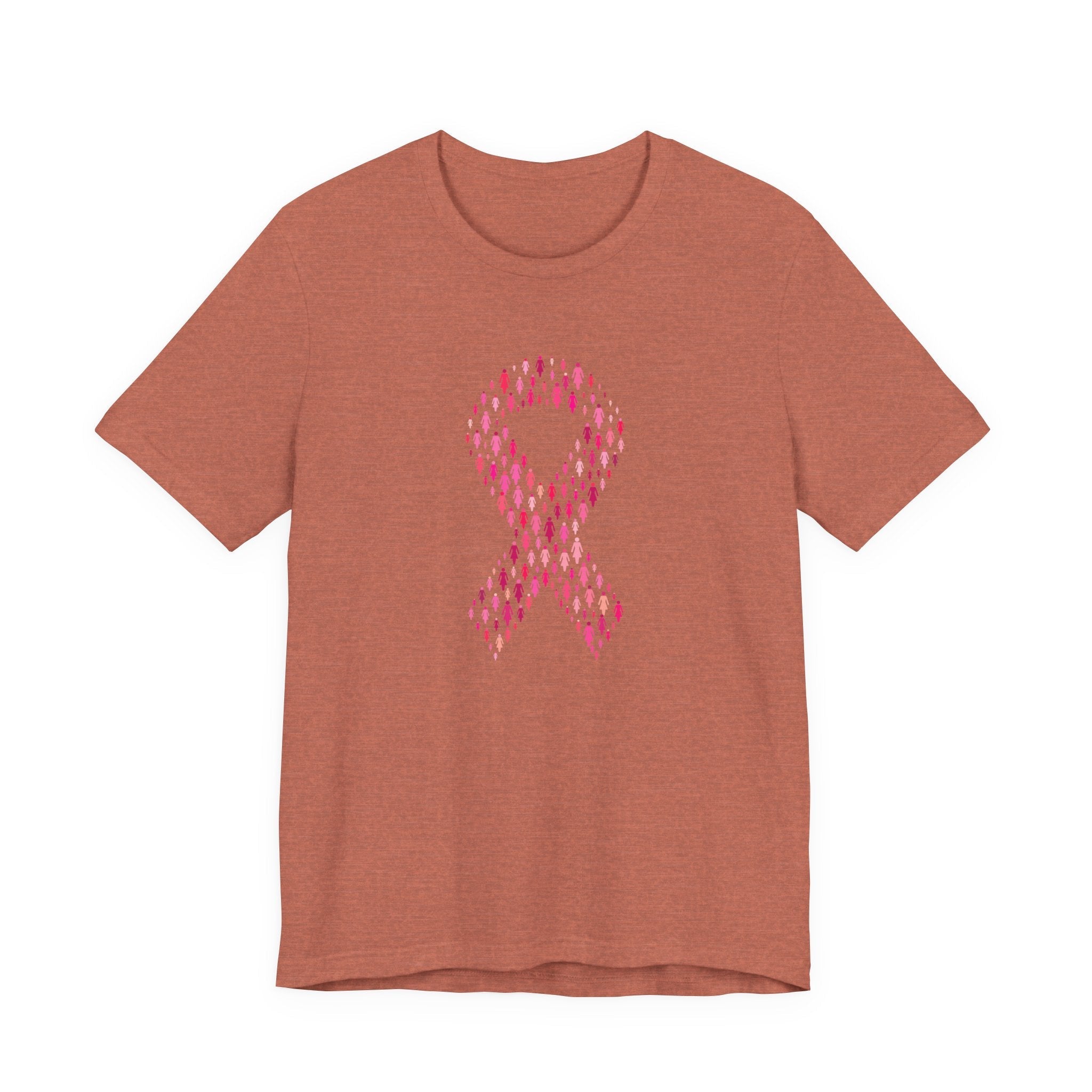 POP Culture Classics Pink Ribbons Unisex Jersey Short Sleeve T-Shirt - POPvault