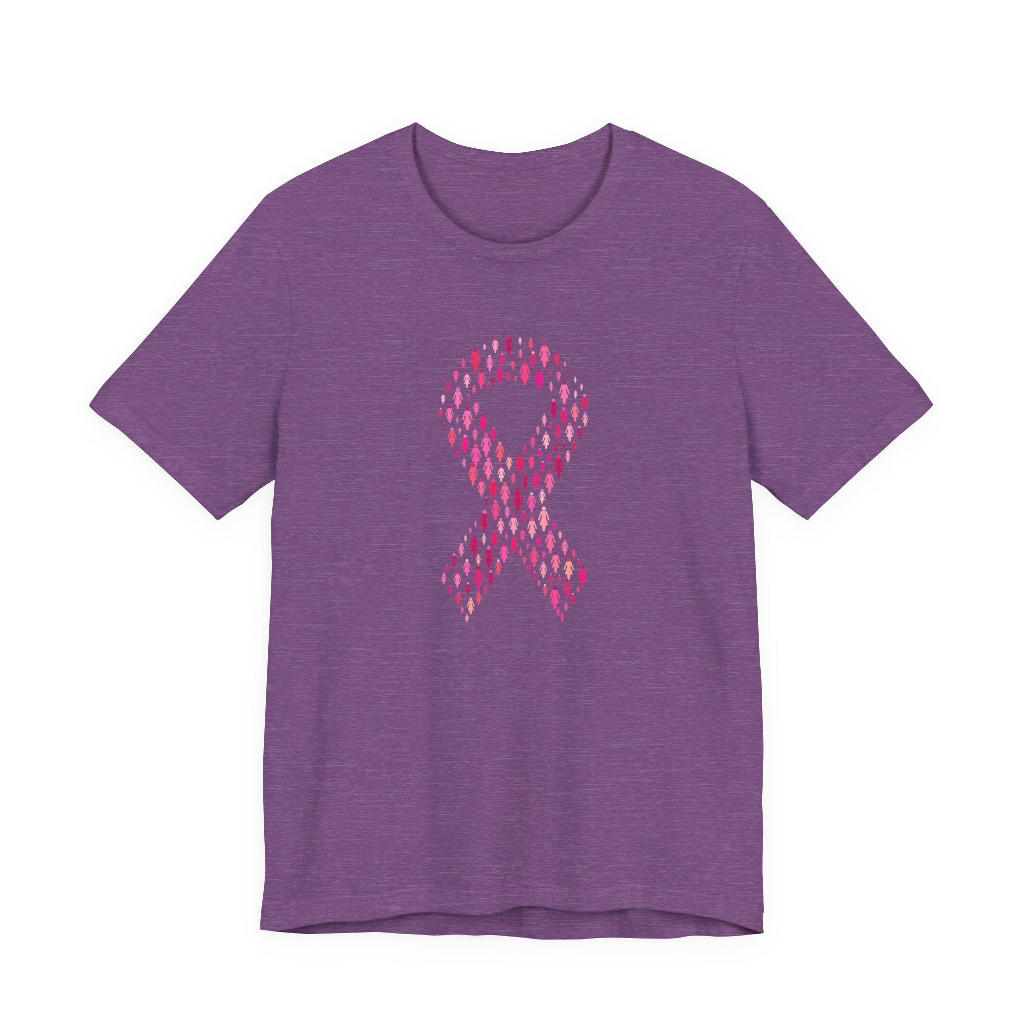 POP Culture Classics Pink Ribbons Unisex Jersey Short Sleeve T-Shirt - POPvault