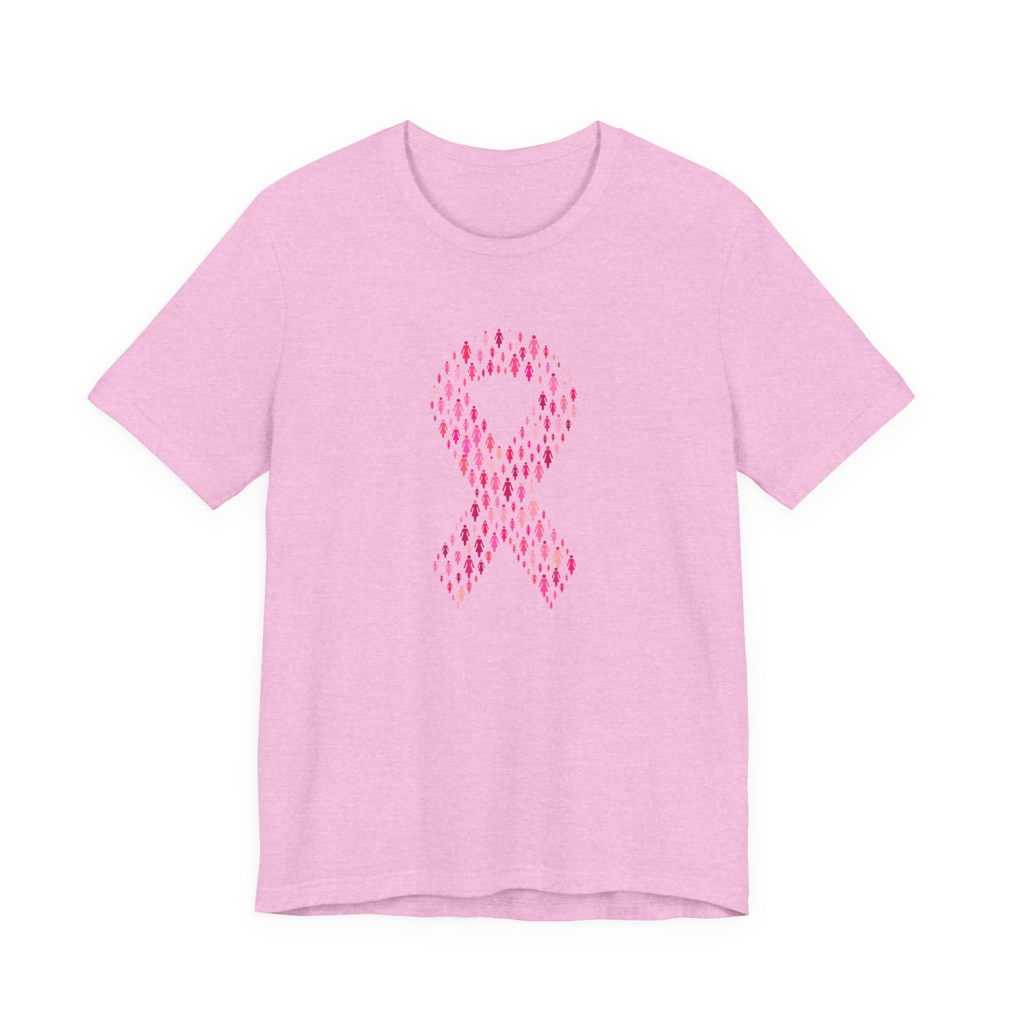 POP Culture Classics Pink Ribbons Unisex Jersey Short Sleeve T-Shirt - POPvault