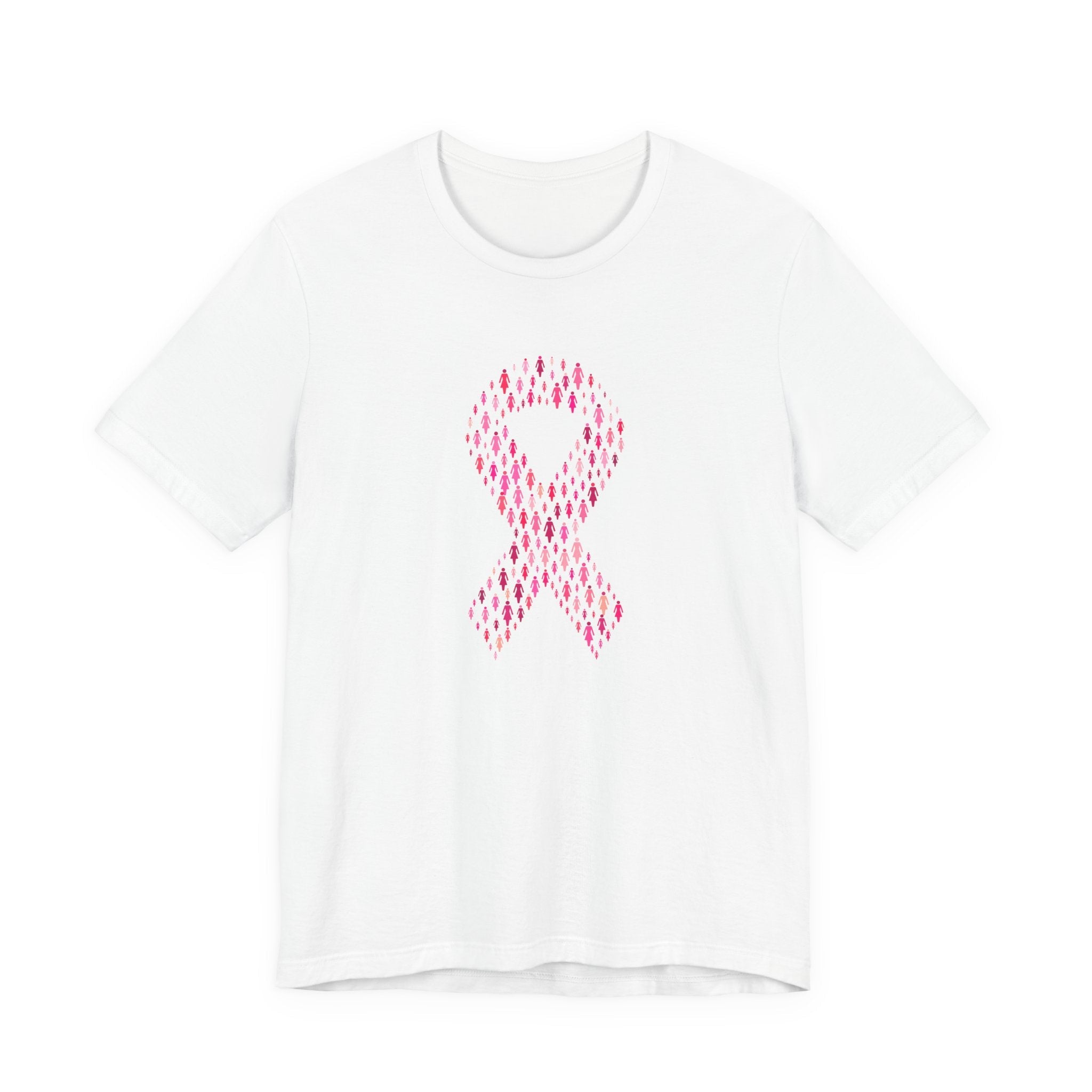 POP Culture Classics Pink Ribbons Unisex Jersey Short Sleeve T-Shirt - POPvault