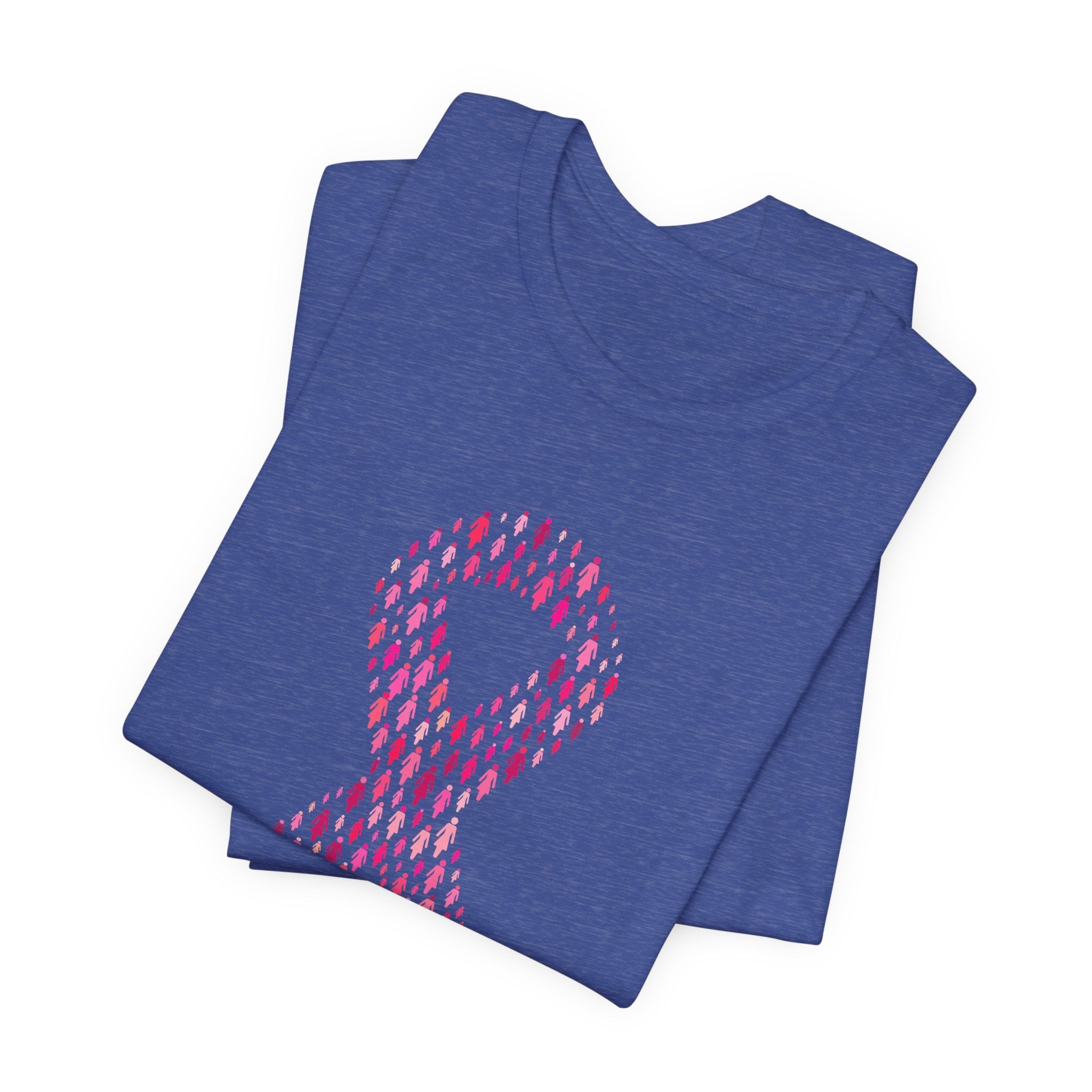 POP Culture Classics Pink Ribbons Unisex Jersey Short Sleeve T-Shirt - POPvault
