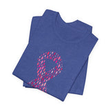 POP Culture Classics Pink Ribbons Unisex Jersey Short Sleeve T-Shirt - POPvault