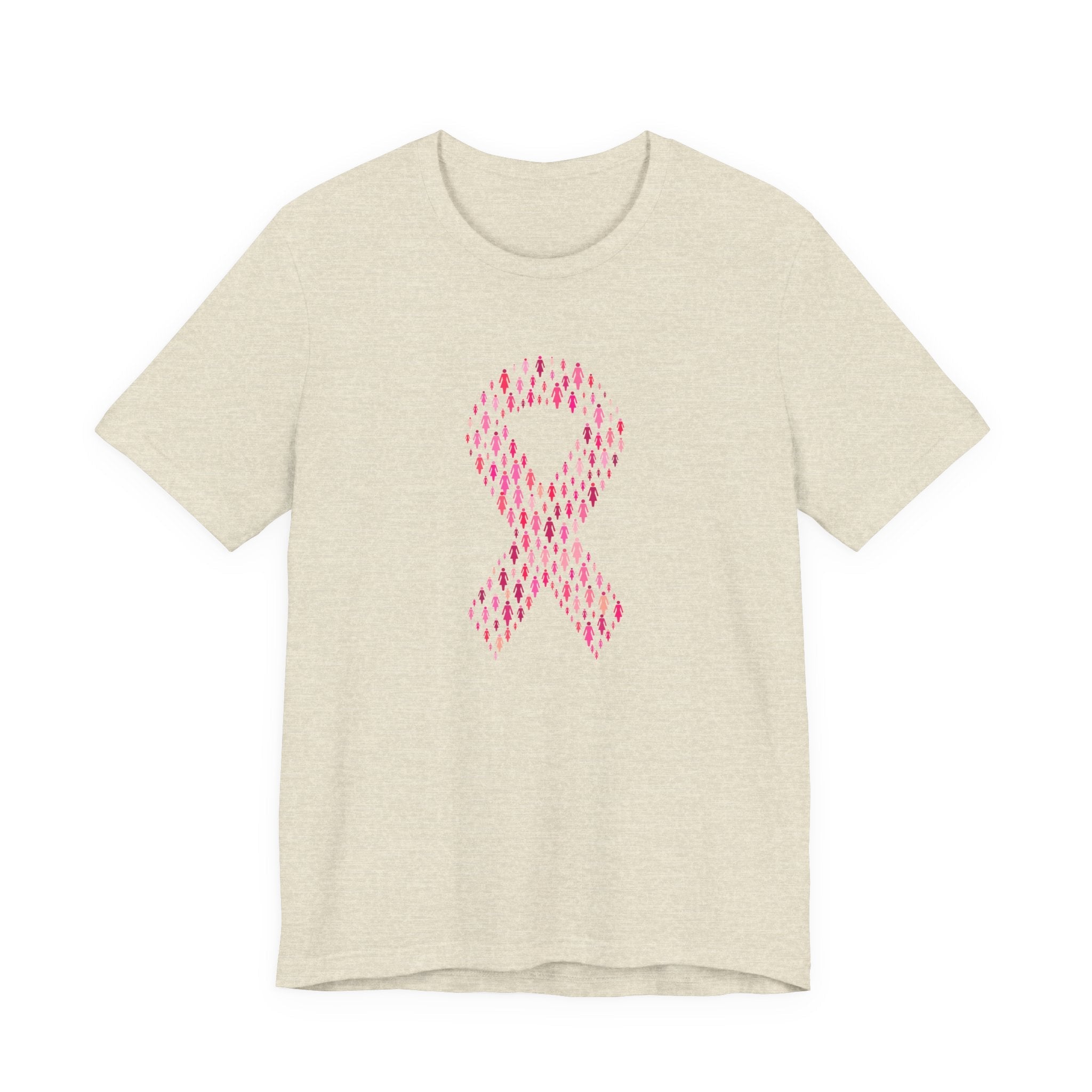 POP Culture Classics Pink Ribbons Unisex Jersey Short Sleeve T-Shirt - POPvault