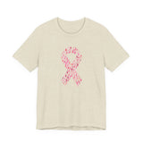POP Culture Classics Pink Ribbons Unisex Jersey Short Sleeve T-Shirt - POPvault