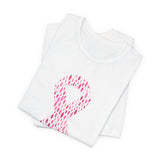 POP Culture Classics Pink Ribbons Unisex Jersey Short Sleeve T-Shirt - POPvault
